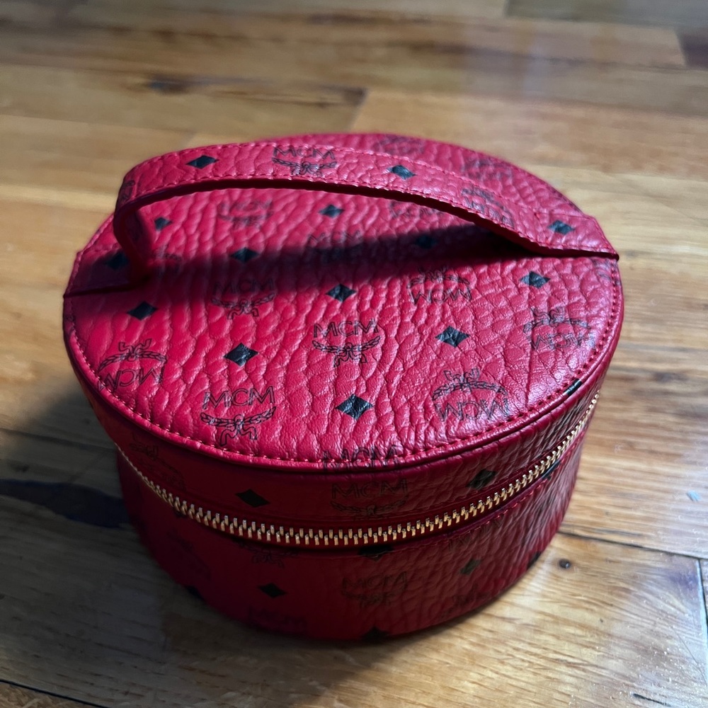 MCM Red Vanity Bag